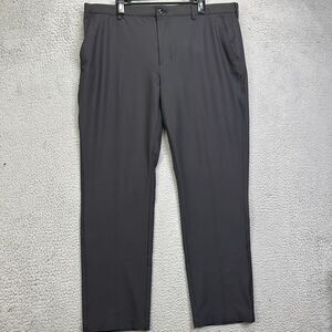 Greg Norman Chino Golf Pants Mens 40X30 Black Athletic Flat Front Straight Fit‎